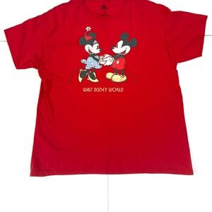 Unisex Disney Parks Park Mickey And Minnie Red That XL EXTRA